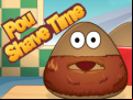 Juego Pou Shave Time