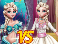 Juego Elsa Mermaid Vs Princess