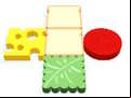 Juego Burger Fold Puzzle