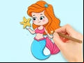 Juego Coloring Book: Beautiful Mermaid Princess
