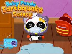 Juego Baby Panda Earthquake Safety