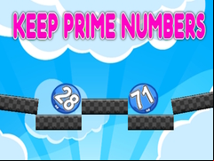 Juego Keep Prime Numbers