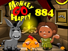 Juego Monkey Go Happy Stage 884