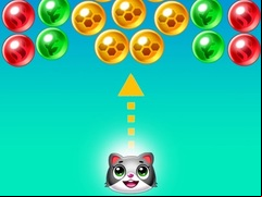 Juego Save the cats Bubble shooter