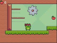 Juego Green Ninja Collects Apples