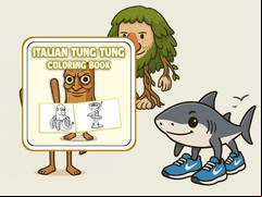 Juego Tung Tung Sahur Coloring Book