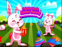 Juego Easter Bunny Coloring Book